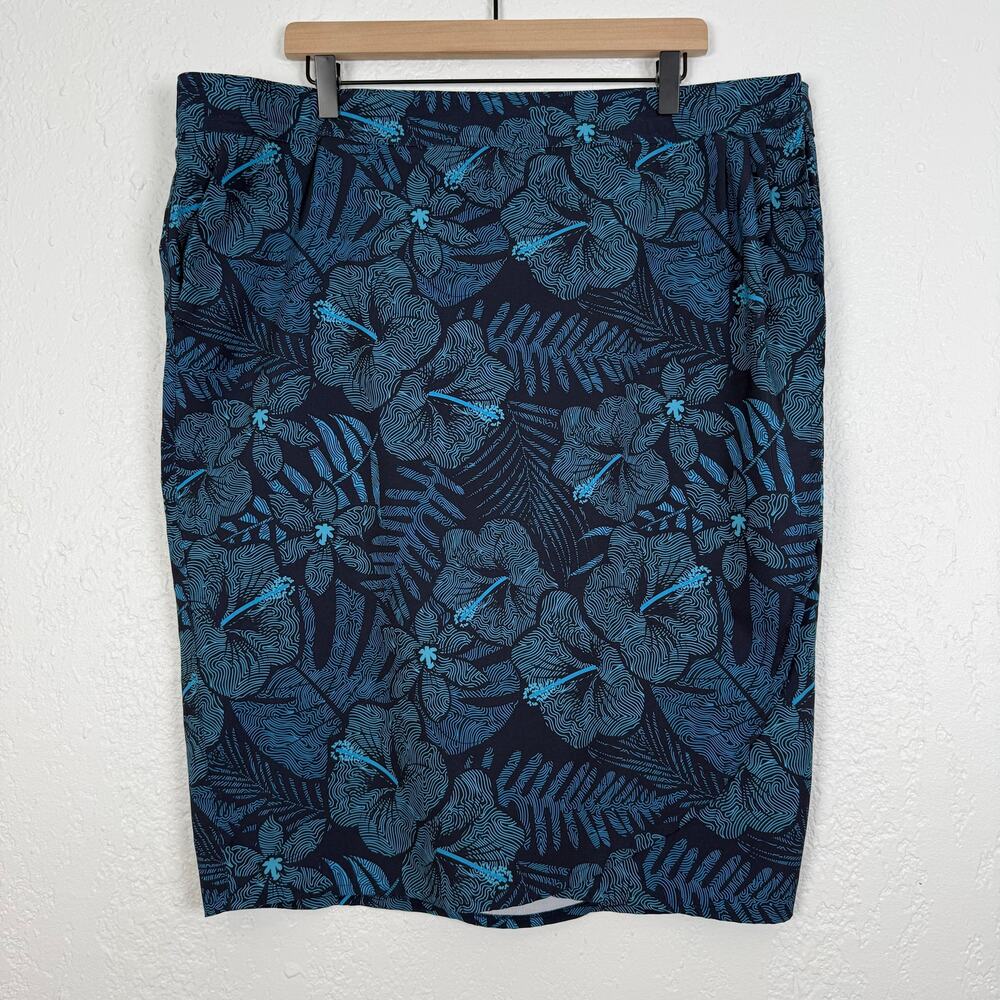 RipSkirt Hawaii Length 3 Pocket Tear Away Skirt in Maui Moonlight Size XXL
